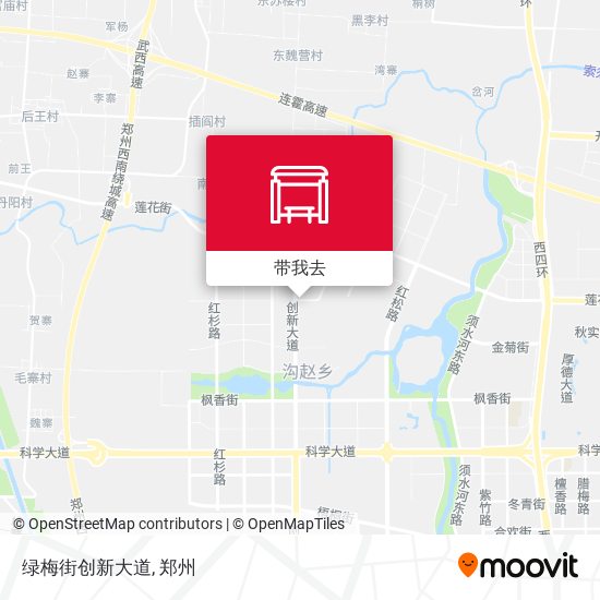 绿梅街创新大道地图