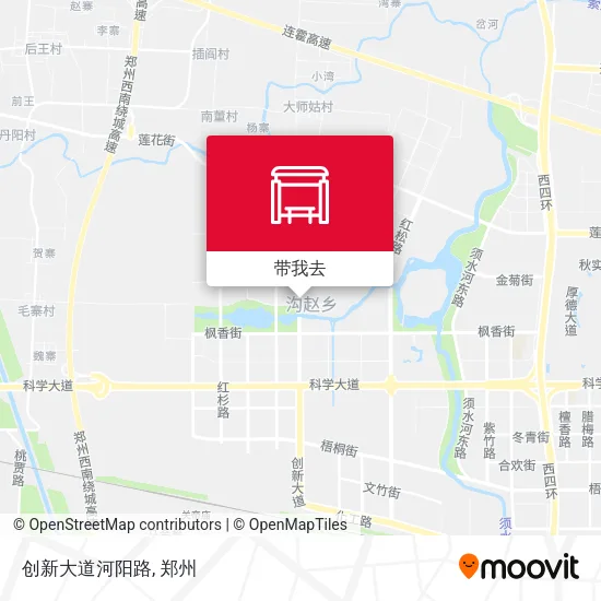 创新大道河阳路地图