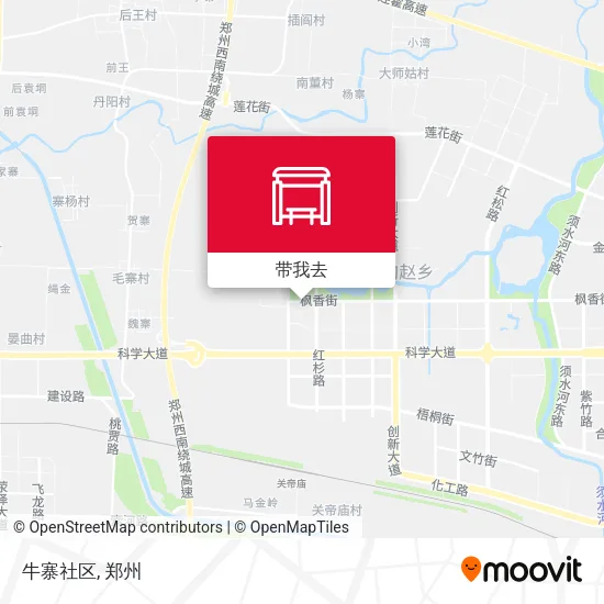 牛寨社区地图