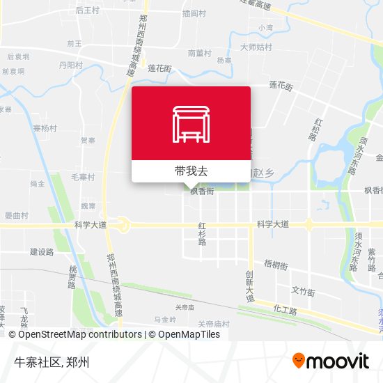 牛寨社区地图