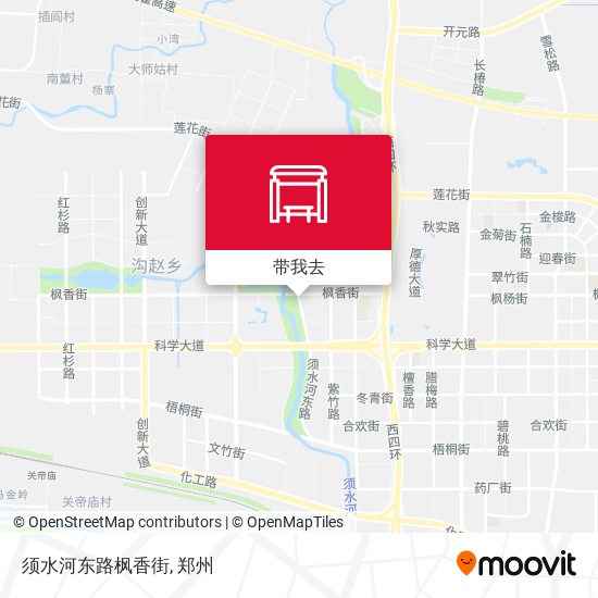 须水河东路枫香街地图