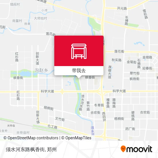 须水河东路枫香街地图