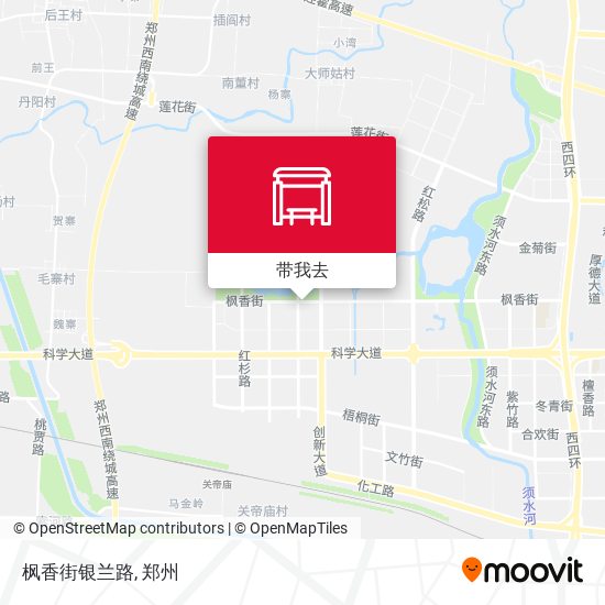 枫香街银兰路地图