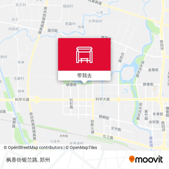 枫香街银兰路地图