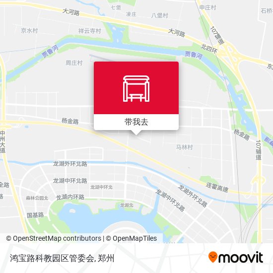 鸿宝路科教园区管委会地图