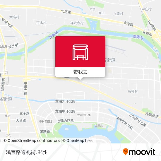 鸿宝路通礼街地图