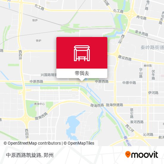 中原西路凯旋路地图