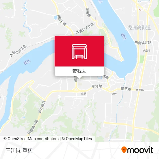 三江街地图