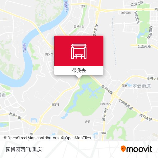 园博园西门地图