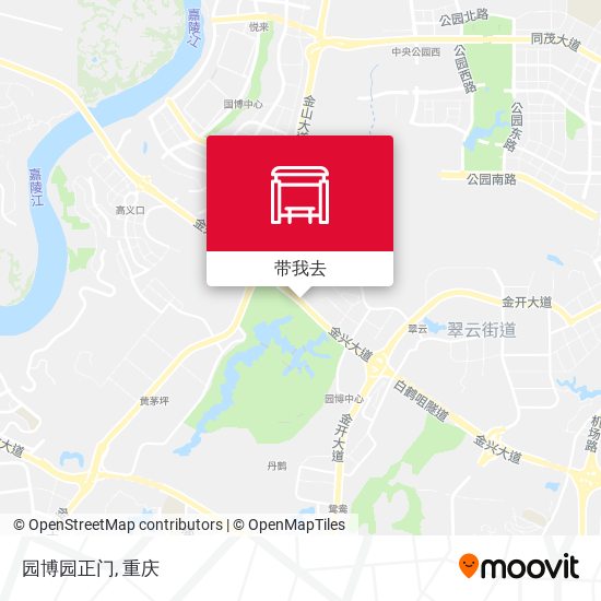 园博园正门地图