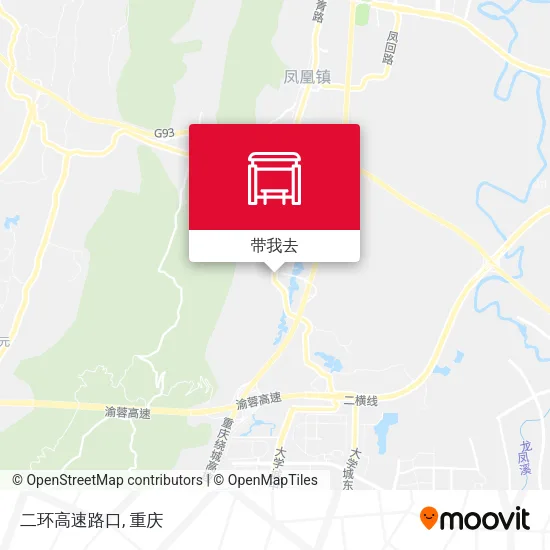二环高速路口地图