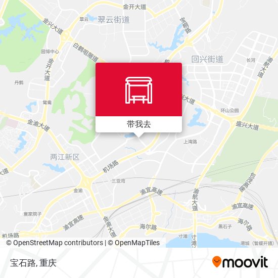 宝石路地图