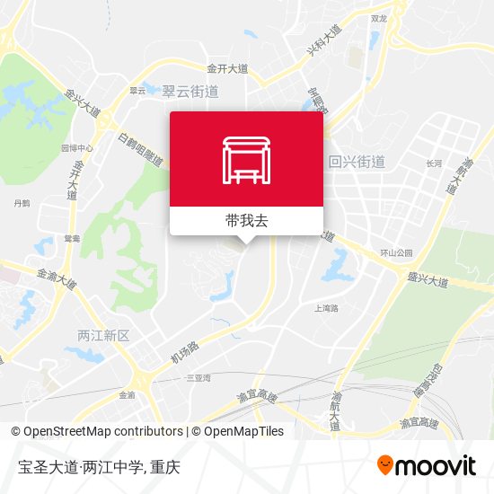 宝圣大道·两江中学地图