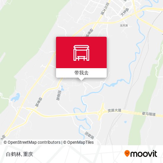 白鹤林地图