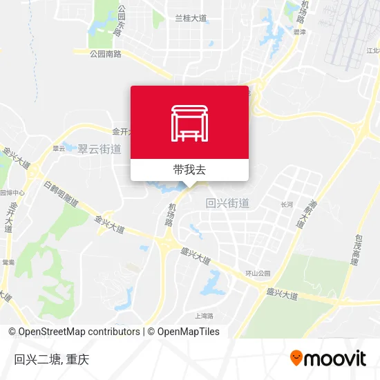 回兴二塘地图