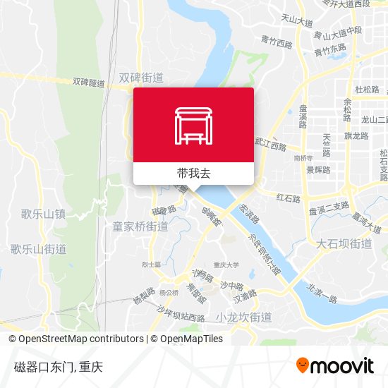 磁器口东门地图
