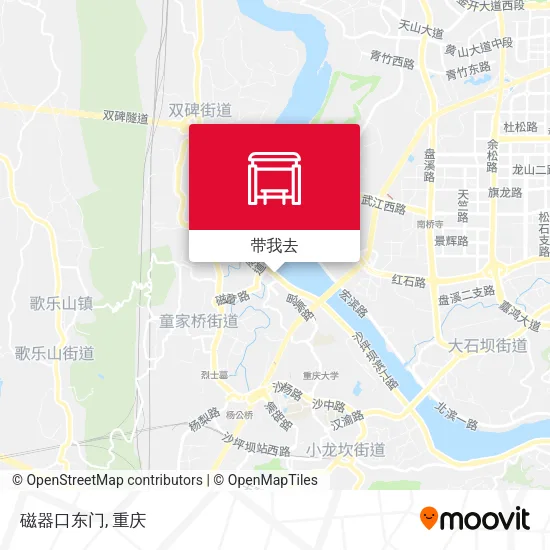 磁器口东门地图