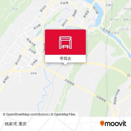 桃家湾地图