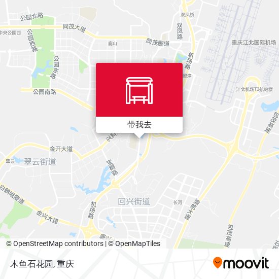 木鱼石花园地图