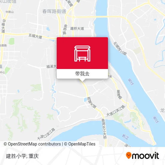 建胜小学地图