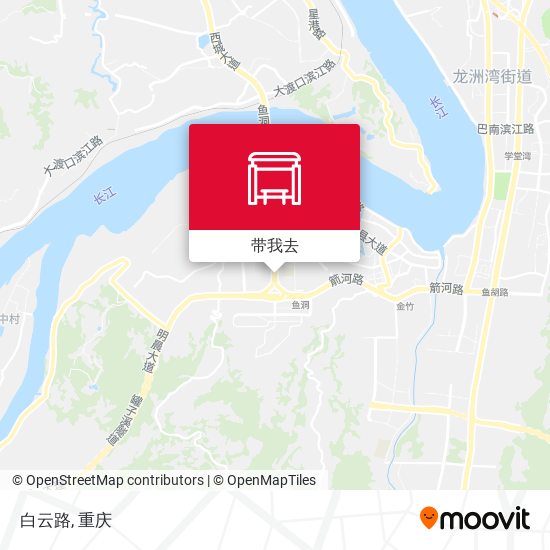 白云路地图