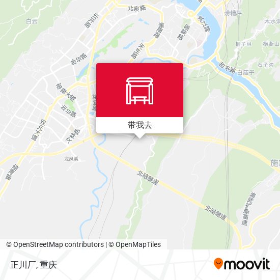正川厂地图