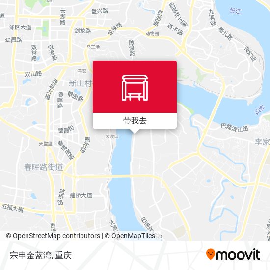 宗申金蓝湾地图