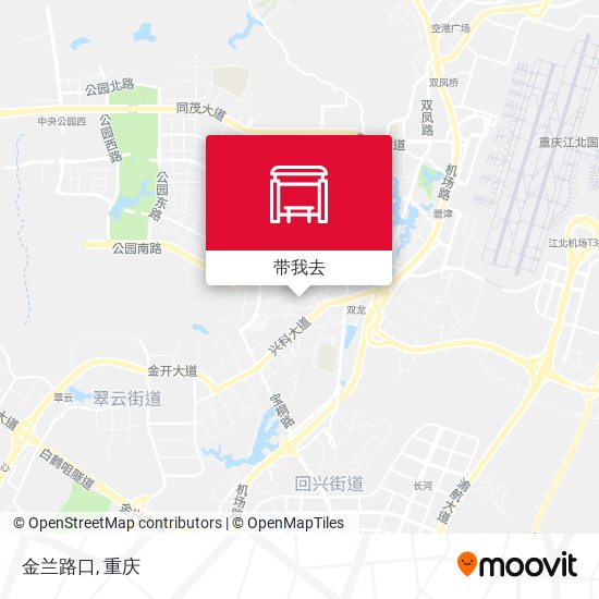 金兰路口地图