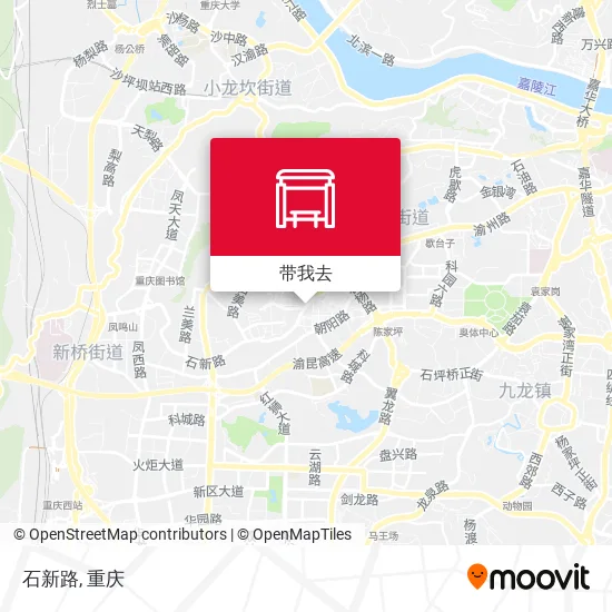 石新路地图