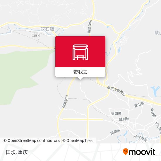 田坝地图