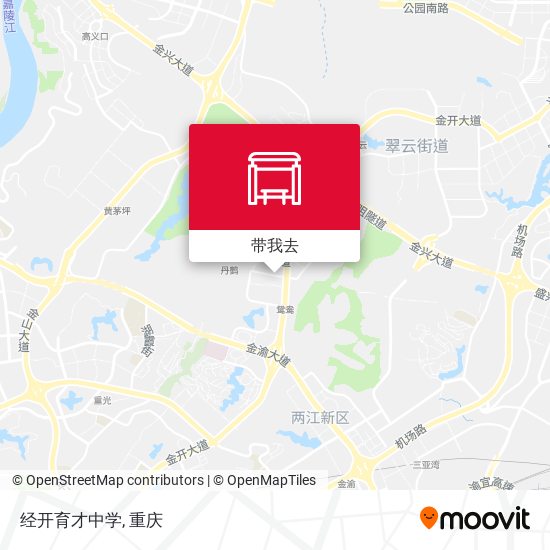 经开育才中学地图