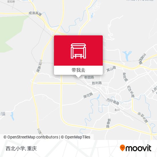 西北小学地图