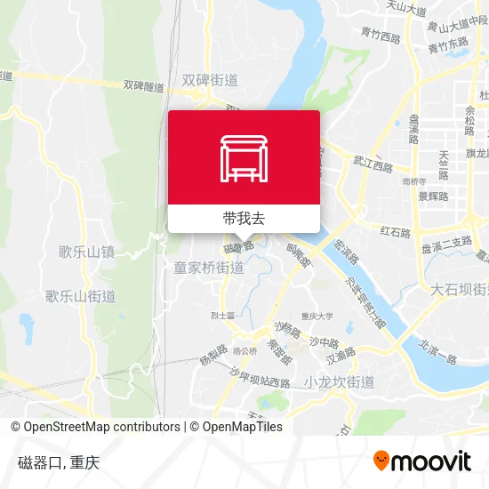 磁器口地图