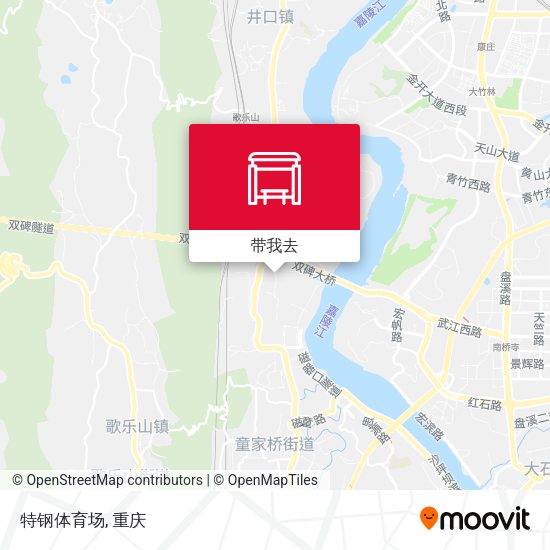 特钢体育场地图