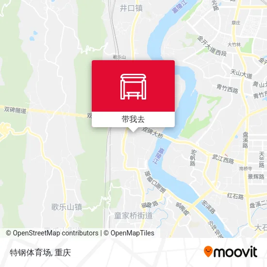 特钢体育场地图