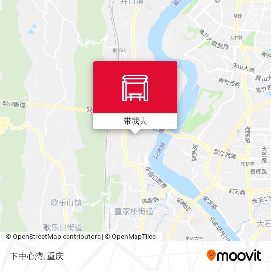 下中心湾地图