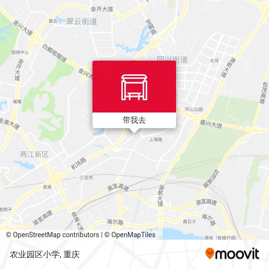 农业园区小学地图