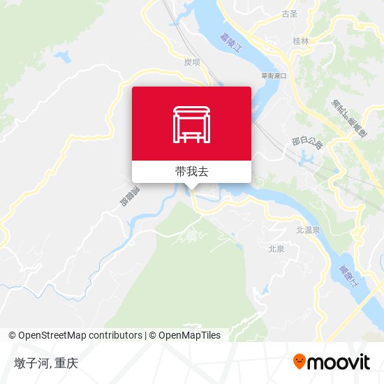 墩子河地图