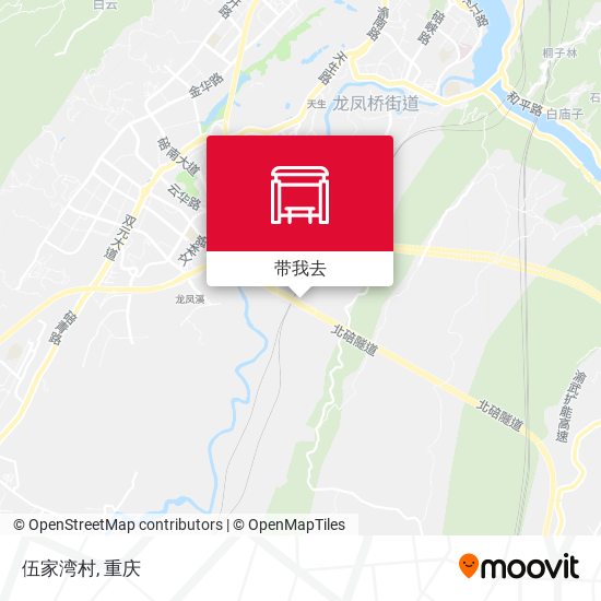 伍家湾村地图