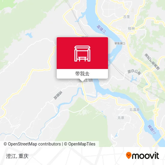澄江地图