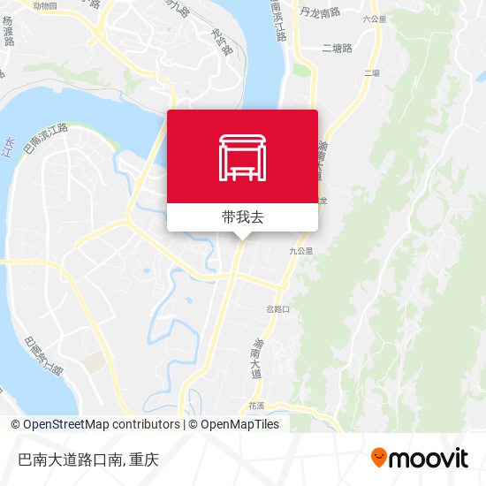 巴南大道路口南地图