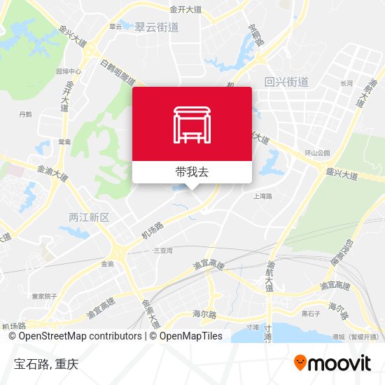 宝石路地图