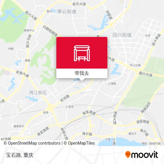 宝石路地图
