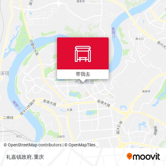 礼嘉镇政府地图