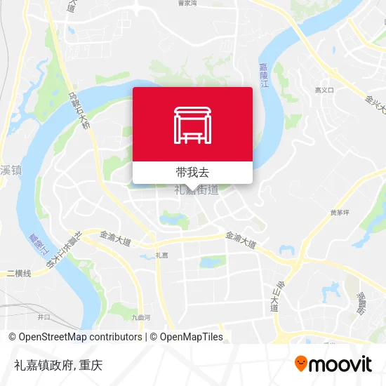 礼嘉镇政府地图