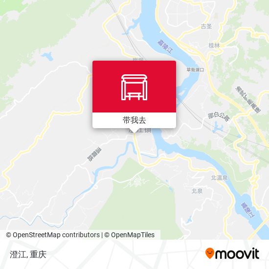 澄江地图