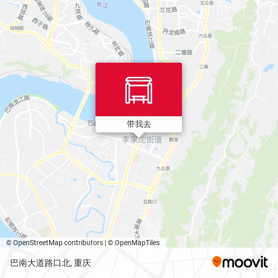 巴南大道路口北地图