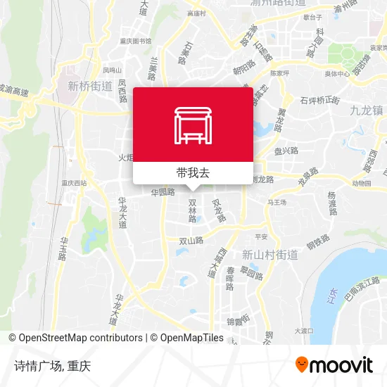 诗情广场地图