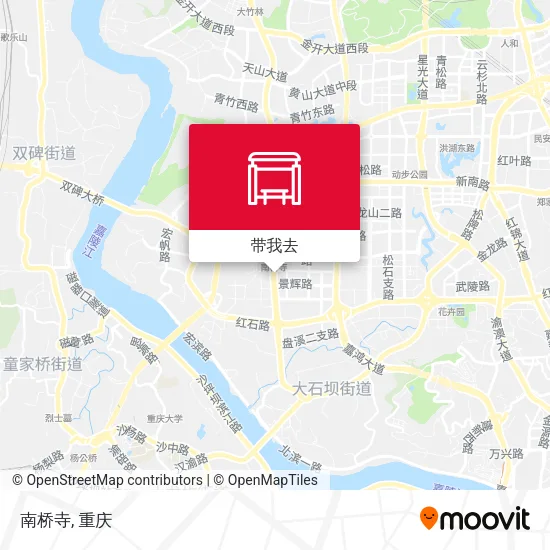 南桥寺地图