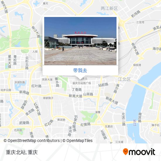 重庆北站地图